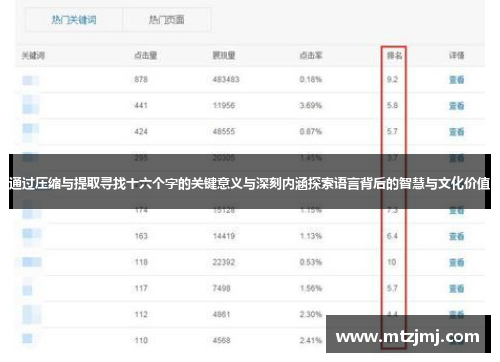 通过压缩与提取寻找十六个字的关键意义与深刻内涵探索语言背后的智慧与文化价值